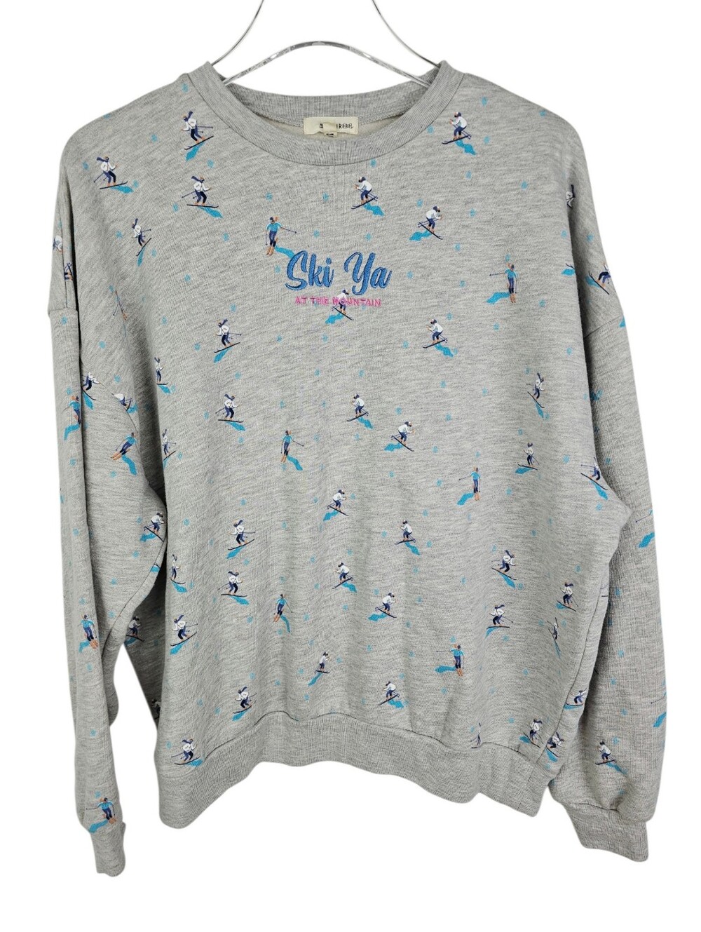 Modish Rebel "Ski Ya At the Mountain" Graphic Oversized Sweatshirt